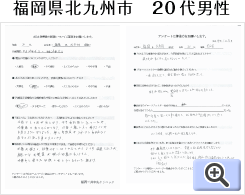 福岡県北九州市20代男性