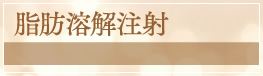 脂肪溶解注射
